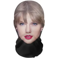 ATELA Taylor Swift Cosplay Mask med D-utskrift,Människoansikte Cosplay Halloween Parodi Party Crossdressing Huvudduk> Masker
