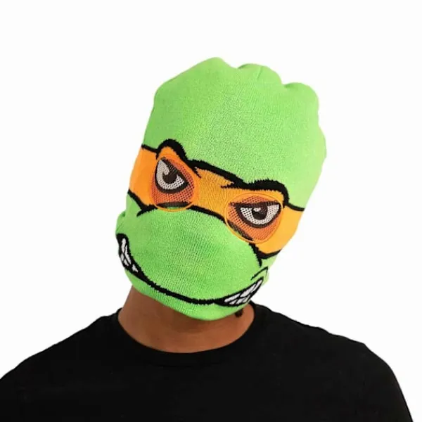 Teenage Mutant Ninja Turtles Michelangelo Cosplay Nedvikt Mössa> Huvudbonader