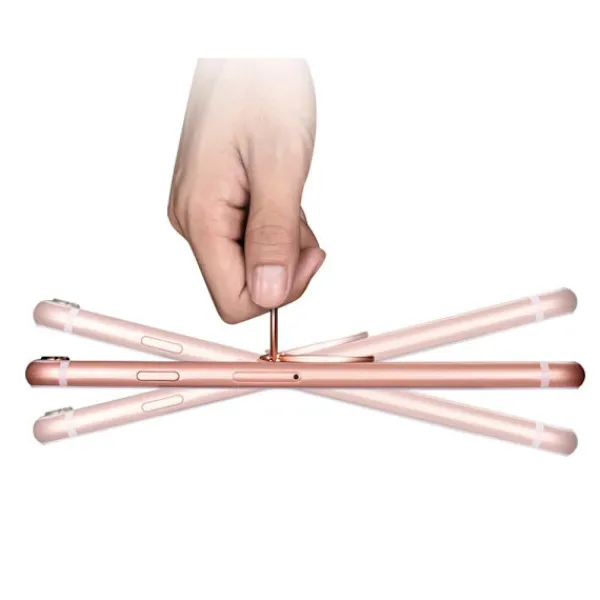 Telefonringhållare, Ultratunn 360° Roterande Fingergrepp Ringhållare Kompatibel med Magnetisk Bilhållare för iPhone Samsung Galaxy (Roséguld)-FA-> Peruker