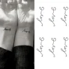 Temporary Tattoo Sticker For Men Women Waterproof Removable Body Art Stickers> Smink