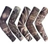 Temporära falska slip-on tatuering armärmar cykling basket solskyddsärmar för män och kvinnor, 5-pack> Smink