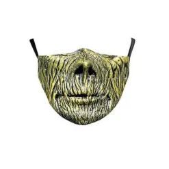 Återanvändbar Unisex Rolig Tvättbar Ansiktsmask Halv Ansikte Mun Märke HipHop Tecknad Jul 5pcs Random color> Masker