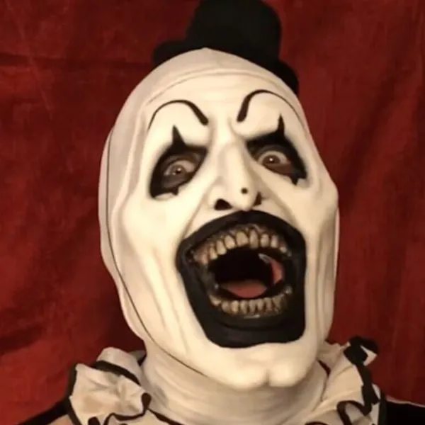 Terrifier 2 rt the Clown Msk Cosply Kostym Mskerd rekvisit_tfrf> Masker