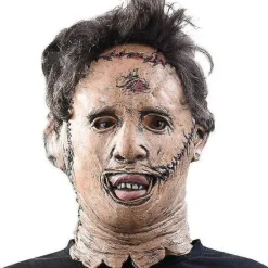 Texas Chainsaw Massacre Leatherface Mask – Latex Läskig Halloween Cosplay Mask för Filmkostymfester & Karnevalsevenemang> Masker
