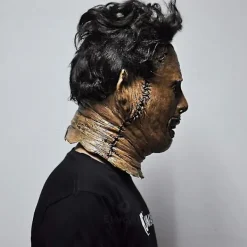 Texas Chainsaw Massacre Leatherface Mask Latex Läskig Film Halloween Cosplay Kostym Fest Evenemang Rekvisita Leksaker Karnevalsmask -FA-> Masker
