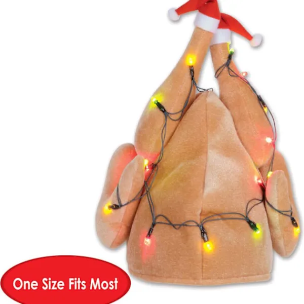 Thanksgiving Hatt Thanksgiving Turkey Hatt Rörlig Turkey Cover Thanksgiving Dekoration Party Hatt> Huvudbonader