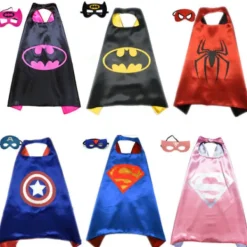 The Avengers Meroes, Avengers Masks - Cape+Eye Mask Cosplay Captain America Green Lantern> Tillbehör