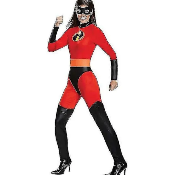 The Incredibles-kostym Halloween-fest karneval hög kvalitet kvinna-Xin 180> Dräkter