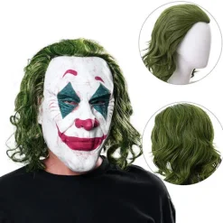 The Joker Wig Costume Green Wig Arthur Fleck Wig Cosplay> Peruker