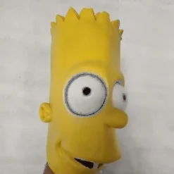 The Simpsons Bart Mask Halloween Högkvalitativ Latex Kostym Mask - JA> Masker