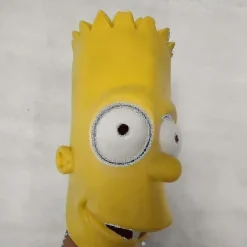 FMYSJ The Simpsons Bart Mask Halloween Högkvalitativ Latex Kostym Mask - JA (FMY)> Masker