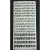 XiaoTeng Tillfällig Tatuering 19 x 9cm - bokstäver> Smink