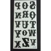 XiaoTeng Tillfällig Tatuering 19 x 9cm - bokstäver> Smink