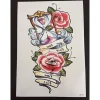 XiaoTeng Tillfällig Tatuering 21 x 15cm - All seeing lotus> Smink