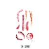 XiaoTeng Tillfällig Tatuering 10x5cm - Halloween special! Bitmärken> Smink