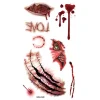 XiaoTeng Tillfällig Tatuering 10x5cm - Halloween special! Love> Smink