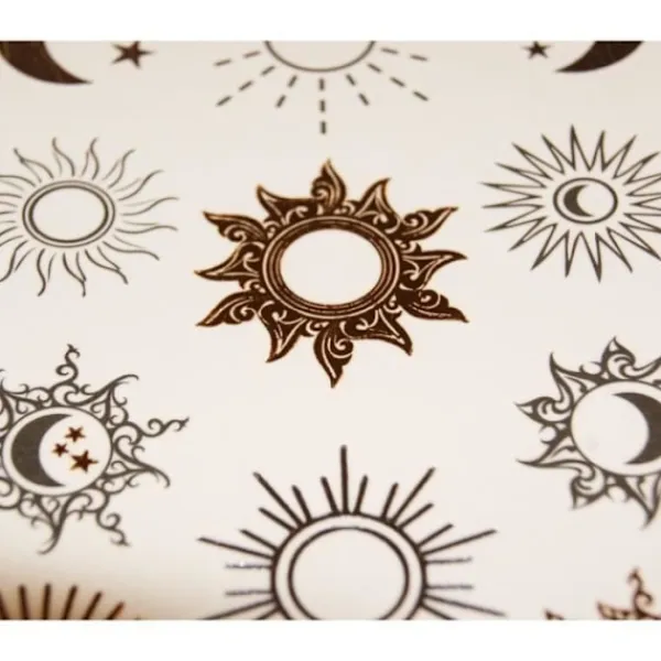 GLOBAL GIFT Tillfälliga tatueringar - Sol & Måne - Förgyllning> Smink