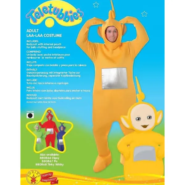 Tinky Winky Teletubbies Vuxen Maskeraddräkt Grön green> Dräkter
