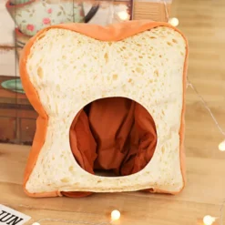 ATELA Toast Bröd Hatt Varmt Bröd Selfie Rekvisita Plysch Hatt Kostymtillbehör><noscript><img width=