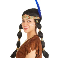 tectake Tofsperuk Indiankvinna><noscript><img width=