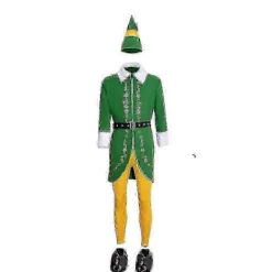 Tomtedräkt för Män Kvinnor - Vuxen Tomtedräkt Komplett Set Halloween Jul Cosplay Kläder XS-3X L> Dräkter