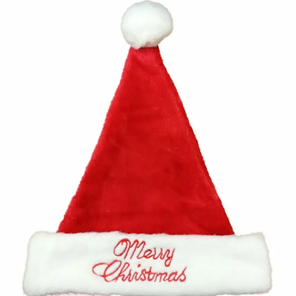 MTK TomteLuva Broderad Merry Christmas> Huvudbonader