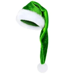 Selected deals Tomteluva Lång Jul Sammet Tomteluva Varm Vinterdräkt Julfesttillbehör för Cosplayfester Scenframträdanden> Huvudbonader