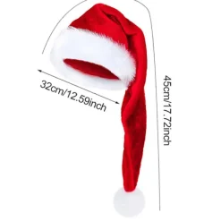 Selected deals Tomteluva Lång Jul Sammet Tomteluva Varm Vinterdräkt Julfesttillbehör för Cosplayfester Scenframträdanden><noscript><img width=