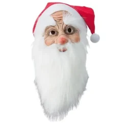 Tomtemask med vantar och skägg - Maskerad - Tomtemask> Masker