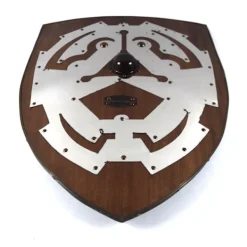 CherrysC Trä / metall Legend of Zelda Curved Shield SWE90 one size> Huvudbonader