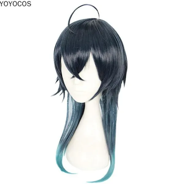 Twisted Wonderland Cosplay Malleus Draconia Cosplay Wig Diasomnia Gradient Long Hair Heat Resistant Synthetic Hair> Peruker