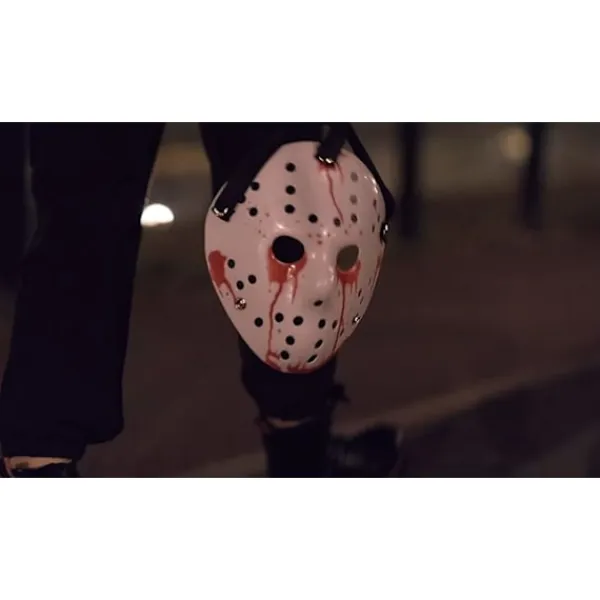 Ultra Halloween Termoplastisk Skräckhockeymask - Maskeraddräkt Vuxen - Halloween Mask för Fester och Evenemang - Halloween Läskig Mördare> Masker
