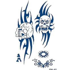 Unisex Arm Body Temporary Tattoo Magic Sticker Waterproof Long Lasting Body Art Stickers> Smink