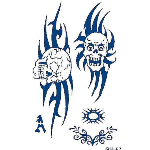 Unisex Arm Body Temporary Tattoo Magic Sticker Waterproof Long Lasting Body Art Stickers> Smink