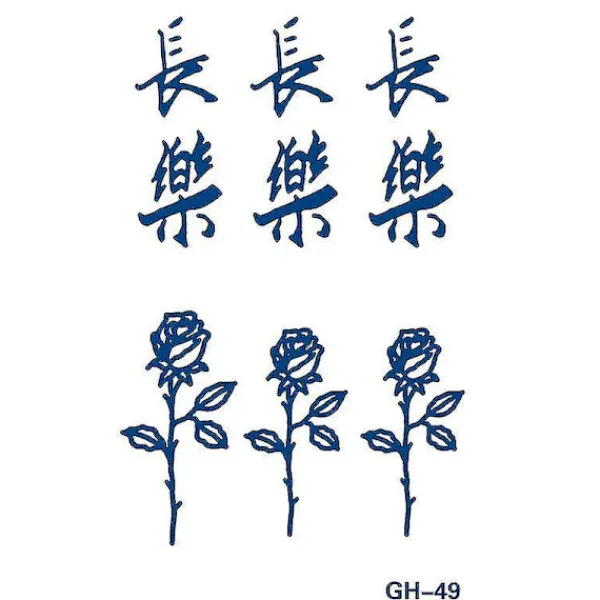 Unisex Arm Body Temporary Tattoo Magic Sticker Waterproof Long Lasting Body Art Stickers> Smink