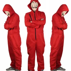 Jettbuying Unisex för Salvador Dali La Casa De Papel Money Heist Cosplay H L> Dräkter