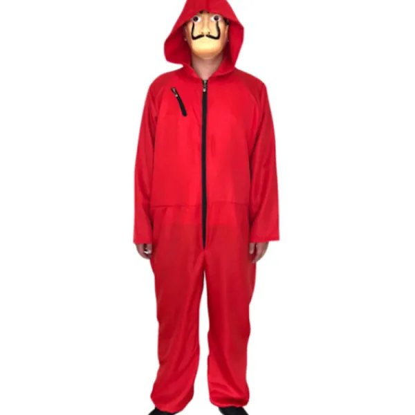 Jettbuying Unisex för Salvador Dali La Casa De Papel Money Heist Cosplay H L> Dräkter