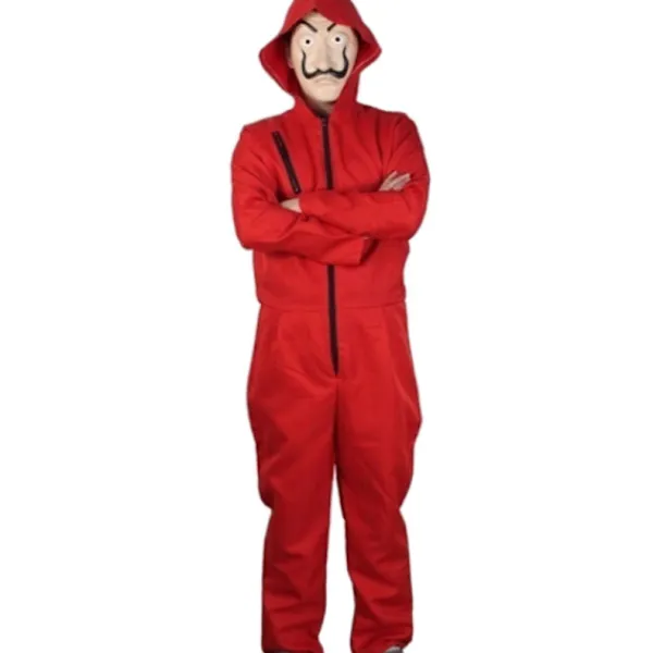 Jettbuying Unisex för Salvador Dali La Casa De Papel Money Heist Cosplay H L> Dräkter