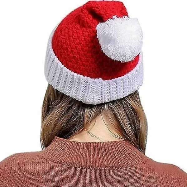 Unisex Julhatt Varm Stickad Tomtehatt för Vintern> Huvudbonader