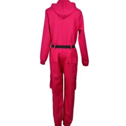 Unisex Squid Game 2 Cosplay Kostym Jumpsuit med Mask Halloween Outfit Party Present XL Cirkel XL circle><noscript><img width=