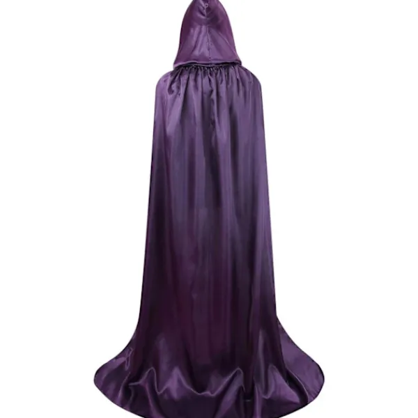 Unisex Vuxen Huvförsedd Cape Fullängd Halloween Jul Kostym Party Mantel Storlek 110 cm till 170 cm 170CM/67"> Dräkter