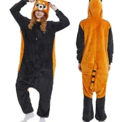 Unisex vuxen Kigurumi djurkaraktär kostym body pyjamas Fancy 1onesie1> Dräkter