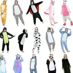 Unisex Vuxen Kigurumi Djurdräkt Bodysuit Pyjamas Fancy 1onesie1> Dräkter