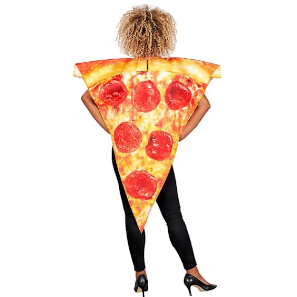 Unisex Vuxen Pizza Slice Mat Fancy Dress Kostym 2024THO> Dräkter