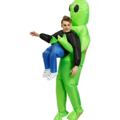 Uppblåsbar Alien-dräkt för vuxna><noscript><img width=