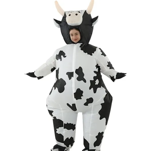 Uppblåsbar kostym ko maskeraddräkt cosplay uppblåsbar overall julkostymer> Dräkter