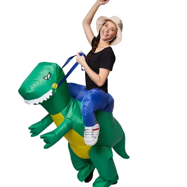 tectake Uppblåsbar maskeraddräkt Dinosaurie-tämjare Beskriving> Dräkter