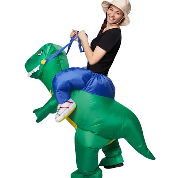 tectake Uppblåsbar maskeraddräkt Dinosaurie-tämjare Beskriving> Dräkter