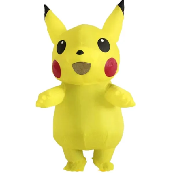 Uppblåsbar Pikachu-dräkt för vuxna och barn - Dockkläder, leksaker, roliga tecknade cosplaykläder, dockrekvisita Children 110-140cm | Fyndiq> Dräkter