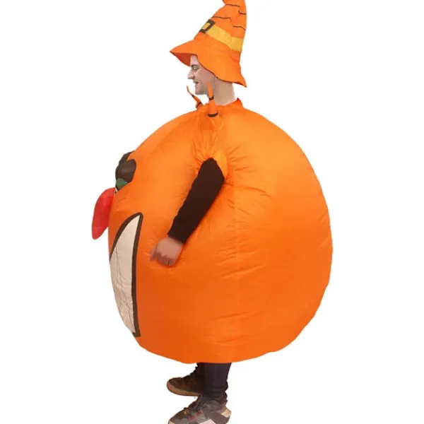 Uppblåsbar Pumpadräkt Rolig Luftblåsande Dräkt Jumpsuit Maskerad Cosplay Halloween Juldräkt Vuxenstorlek> Dräkter